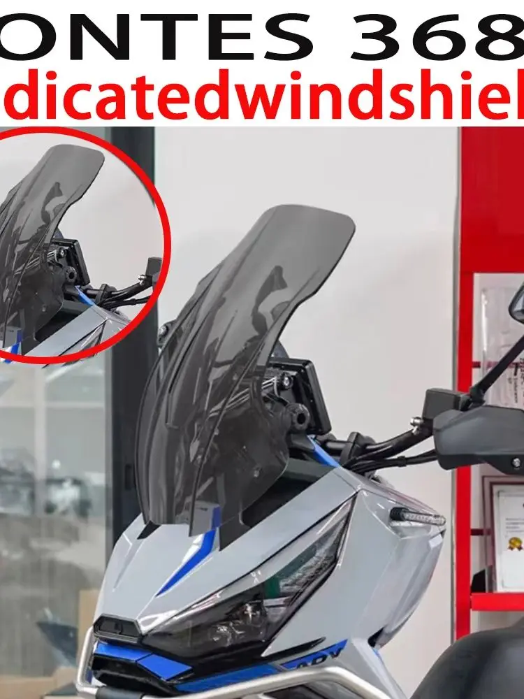 

For ZONTES 368GMotorcycle Windshield Modification Height Front Rain Shield Wind Deflector Non Destructive Installation For ZONTE