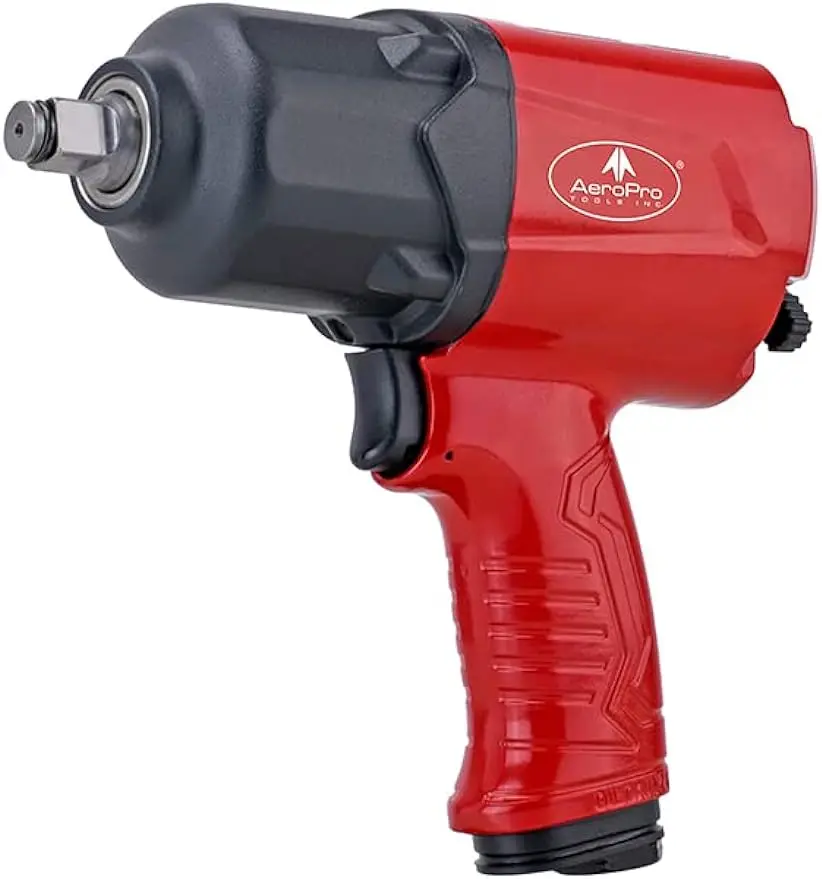 

TOOLS 1/2-Inch Aluminum Air Impact Wrench(A398),Twin Hammer with 1000FT-LB Super Torque, Pneumatic Impact Gun Tire Shop