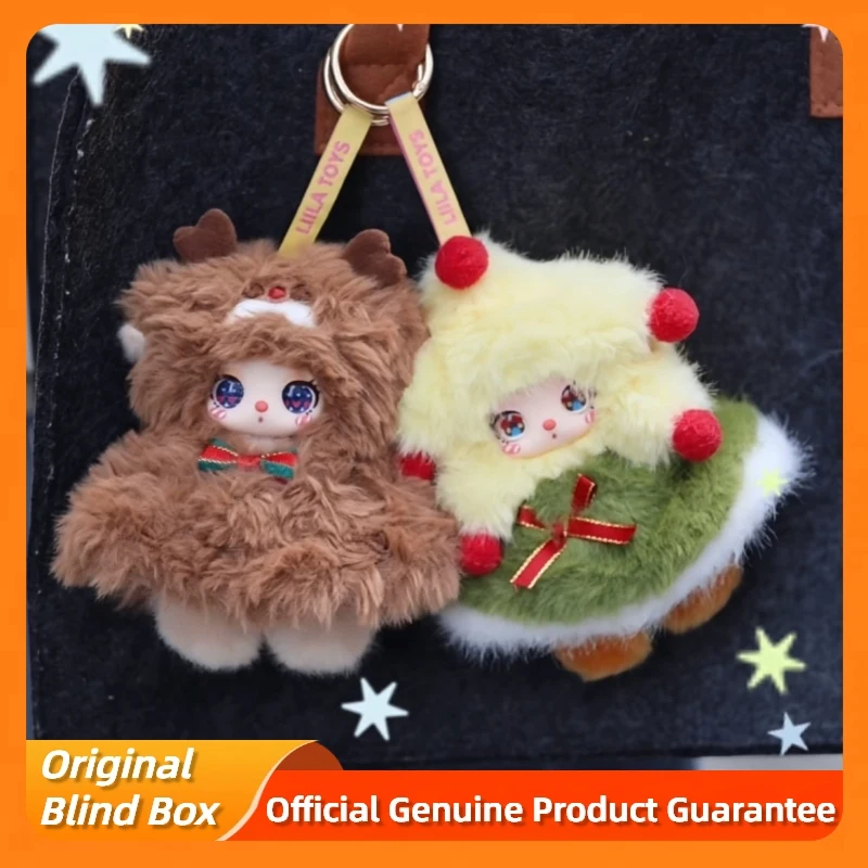 

Оригинальная рождественская серия Liila's Miracle, глухая коробка Kawai, виниловая плюшевая подвеска, кукла, загадочная коробка, фигурки, игрушки, рождественские подарки