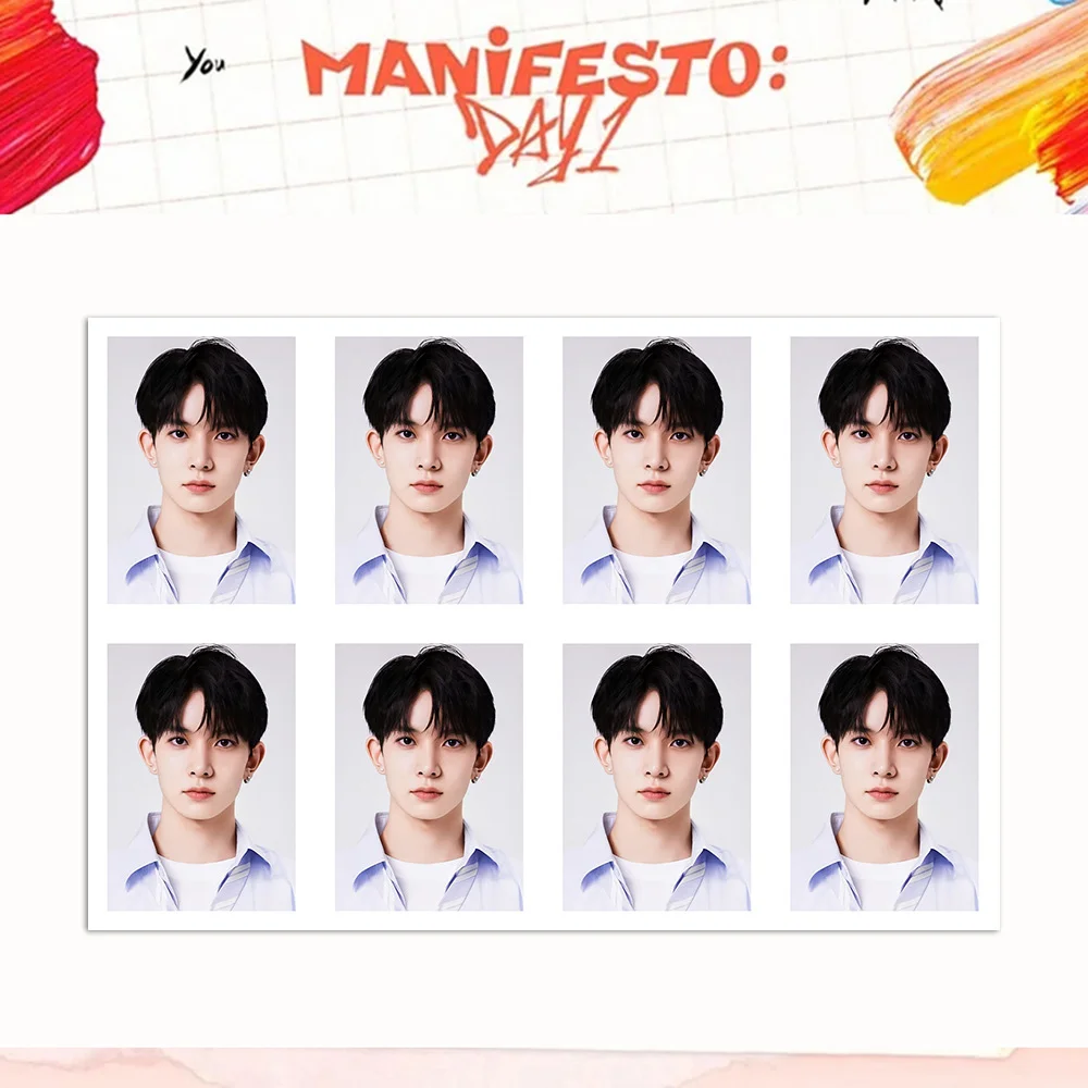 PT Combinação MANIFESTO, Dia 1, One Polegada ID Photo, Futuro Perfeito