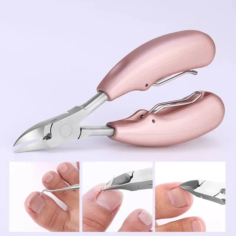 Paronychia Improved Stainless Steel Nail Clippers Trimmer Ingrown Pedicure Care Professional Cutter Nipper Tool Feet Coupe Ongle