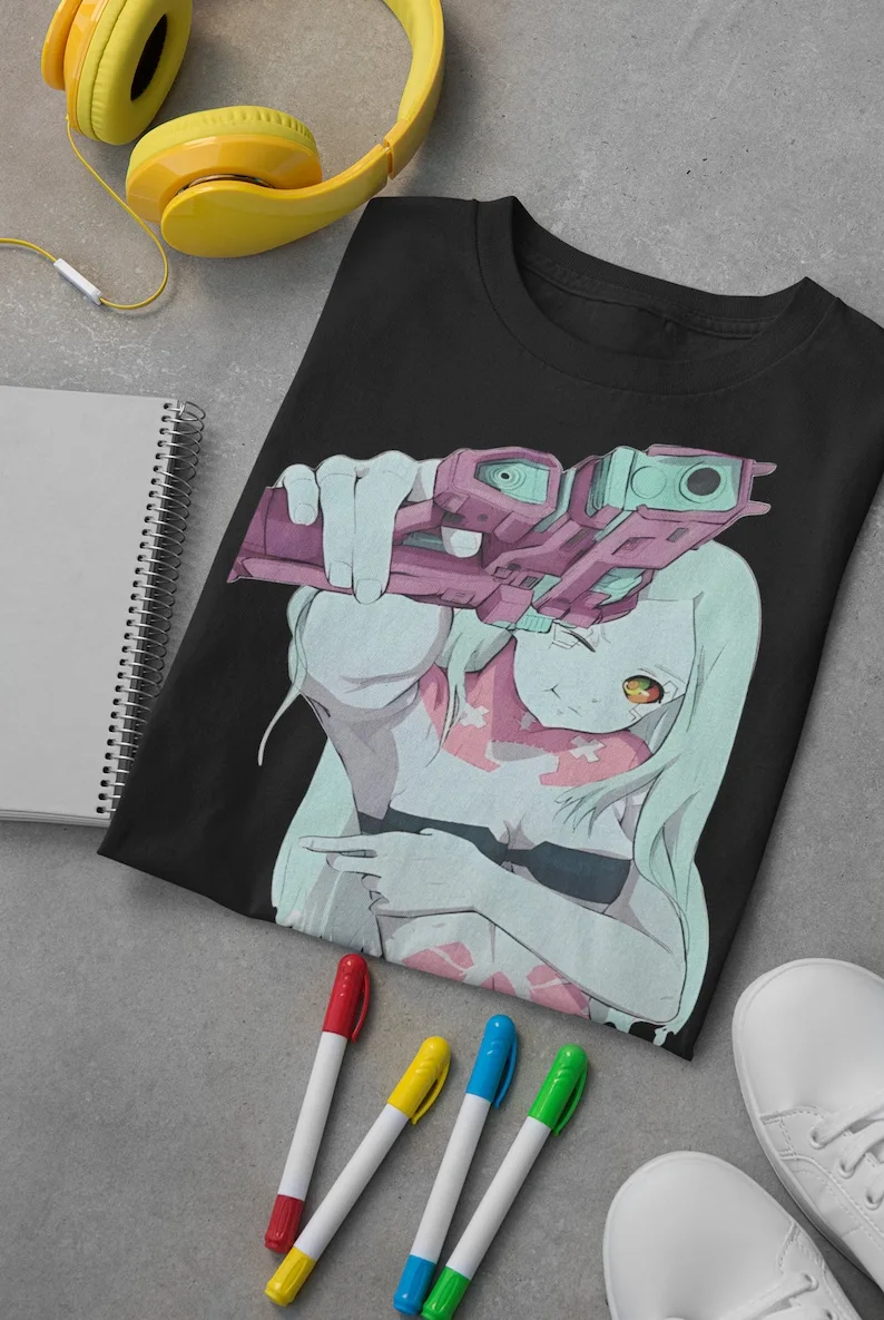 Rebecca Graphic Tee Runner Shirt, , Lucy Shirt, Neoncore, Graffiti Shirt