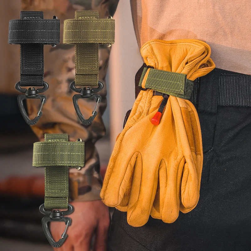 

Multi-purpose Nylon Gloves Hook Work Gloves Safety Clip Outdoor Tactical Climbing Rope Camping Hanging Buck Outdoor Camping