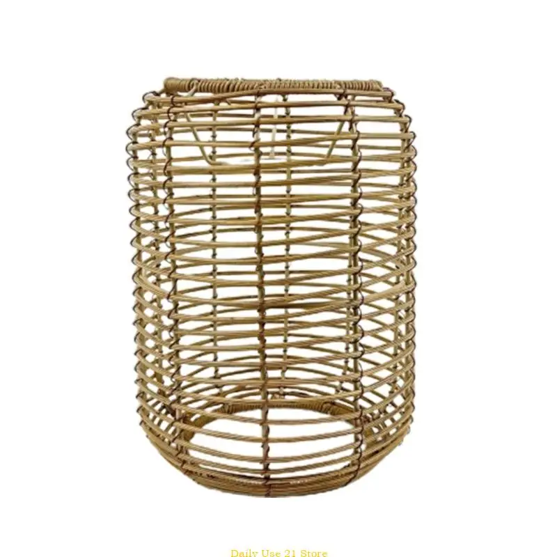 Add Nature Charm to Your Home with this Durable and Sustainable Rattan Lampshade