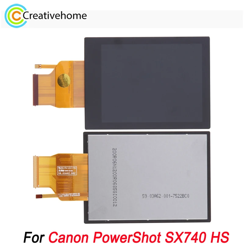 Original LCD Screen Display For Canon PowerShot SX740 HS Camera Repair Replacement Part