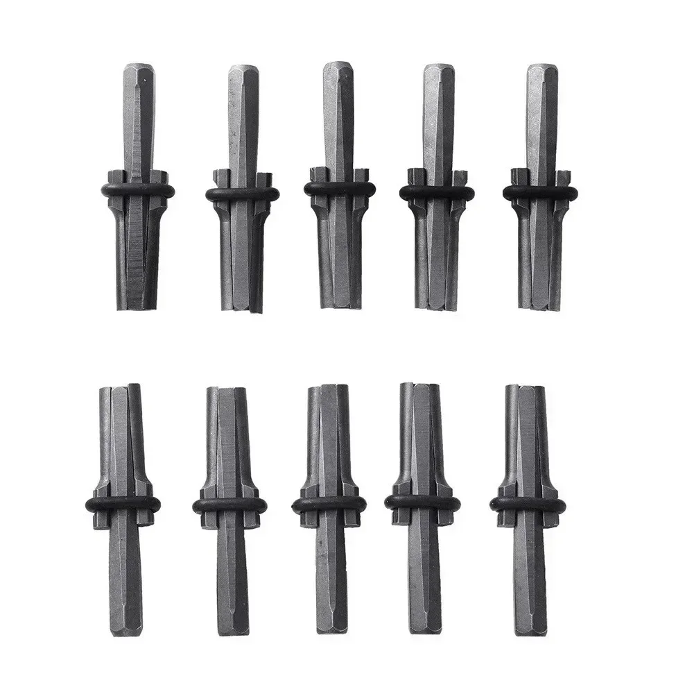 10PCS Rock Stein Splitter 14/16mm Stecker Keile Und Feder Distanzscheiben Beton Rock Stein Splitter Hand Werkzeuge rock Splitter Hand Zu