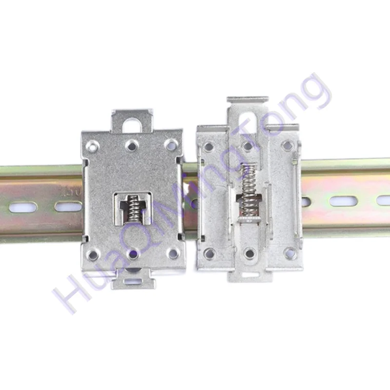 DIN 35mm rail buckle-iron large size 80.5 long with M4 threaded hole suitable for single-phase solid state relay