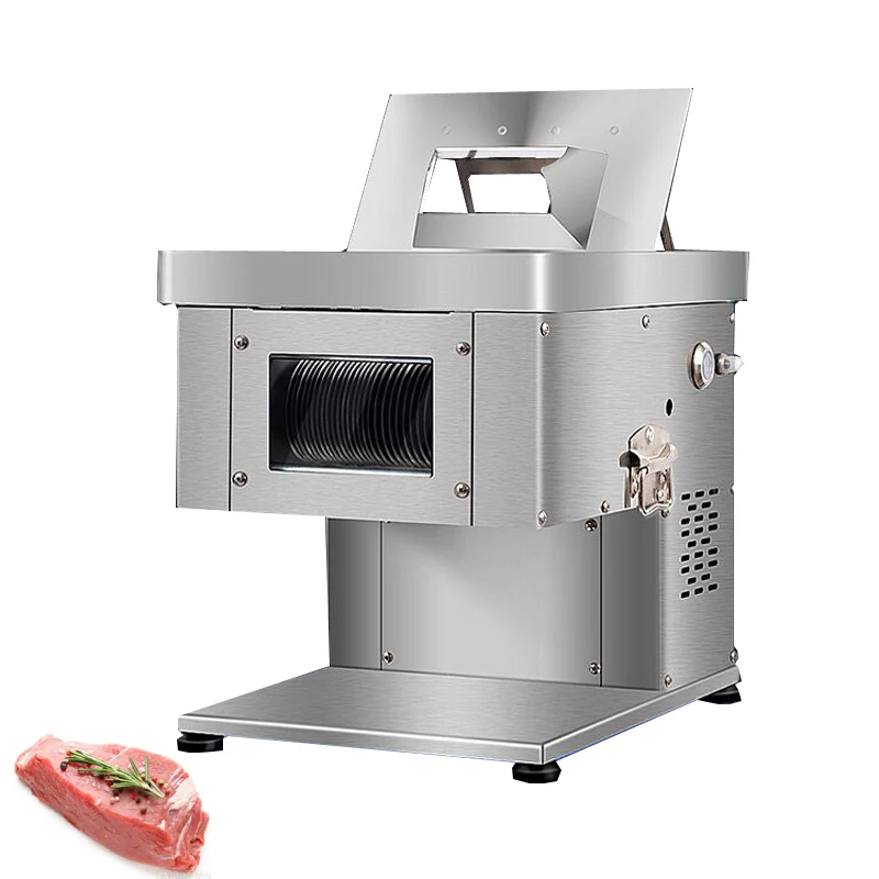 Restaurant Meat Cutter Machine Stainless Steel Knife Detachable Automatic Fresh Meat Slicer Shredding Dicing Machine 220v 110v