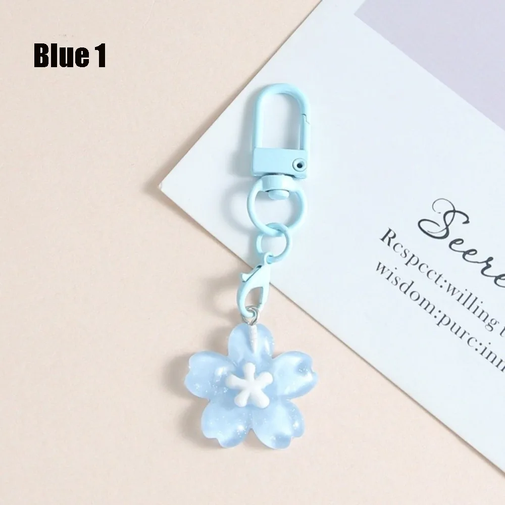 

Модный брелок из смолы с вишневым цветом, красочный DIY цветочный автомобильный брелок для ключей, ювелирные аксессуары