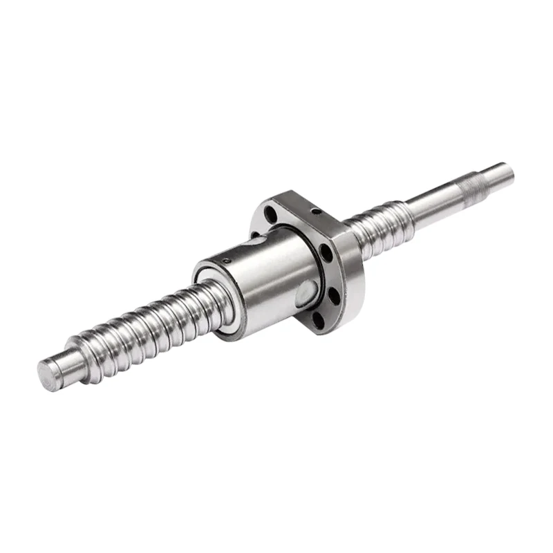 1PC Ball Screw SFU3205 Diameter 32MM Lead 5MM Any Length+A Single Flange Ball Nut+The End Is Processed For BK25 BF25 On XYZ Axis