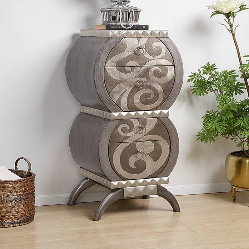 

Light luxury chest living room bedroom chest of drawers solid wood decorative chest of drawers