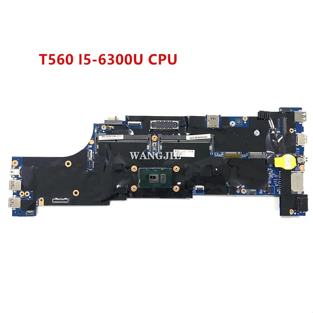 FRU: 01AY304 01AY312 For Lenovo For ThinkPad T560 PSL10K92709 I5-6300U CPU Laptop Motherboard Mainboard 15202-3 100% Working