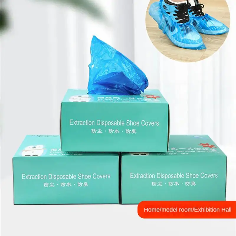 Disposable Shoe Covers Thickened Shoe Covers Superior Quality Shoe Dust Protection Tool Waterproof Non-slip Shoe Dust Covers