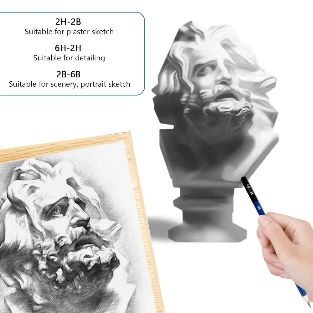 مجموعة أقلام رسم محمولة عالية الجودة مجموعة أقلام رصاص ملونة متينة عالية الجودة 24/35 قطعة أقلام تلوين رسم