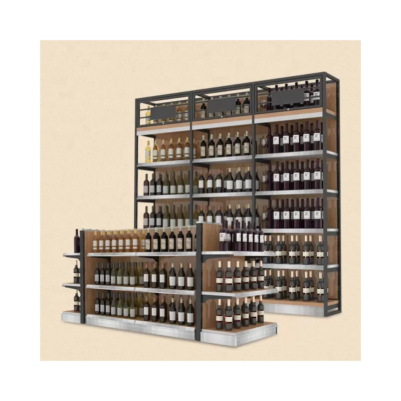 Custom.Customized Modern Grocery Store Retail Shelving Metal Shelves Display Rack Gondola Supermarket Shelves