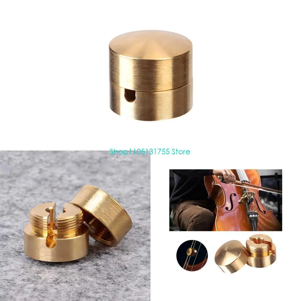 K0EF Musician Grade Violoncello Noise Decreaser Bronze Wolf Tone Expunger Enhances Execution Clearness