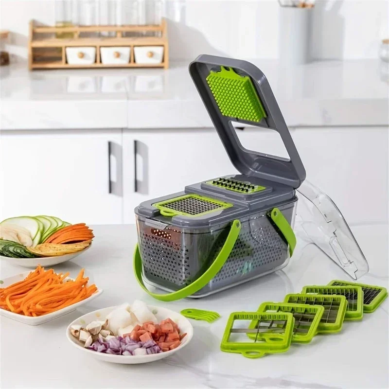 Multifunctional Manual Chopper Simplicity Household Kitchen Accessories Manual Cutter Slicer Onion Dicer Vegetable Potato Cutter