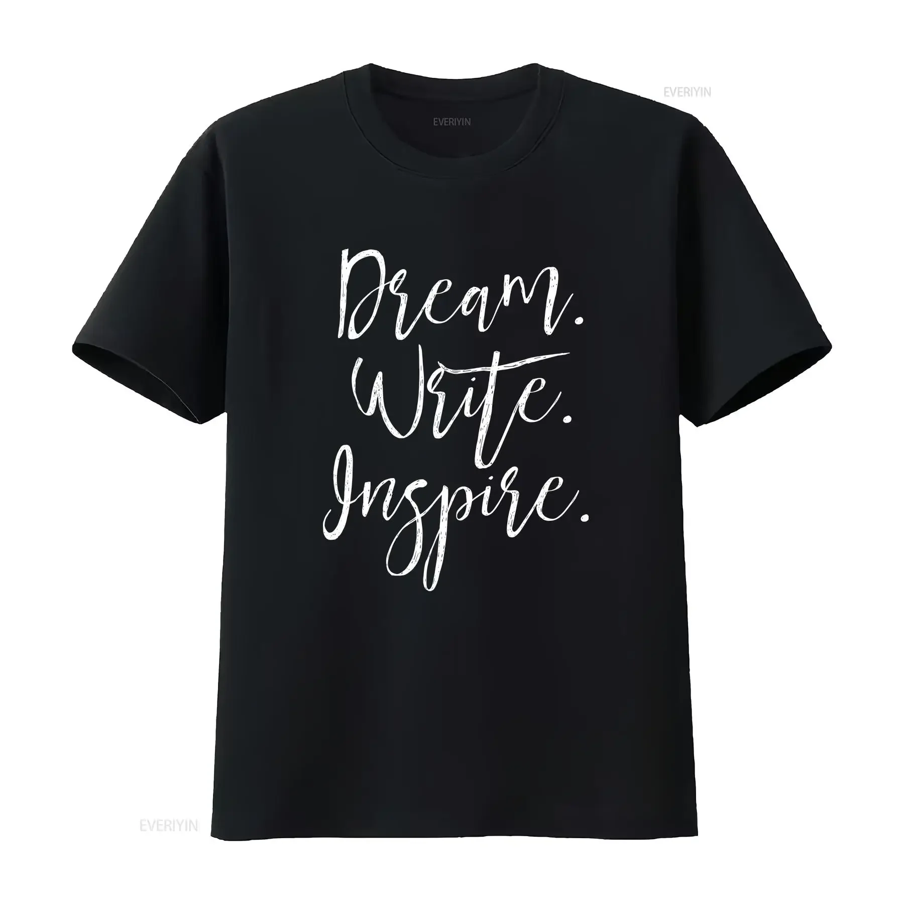 Dream Write Inspire Writer Author Novelist T Shirt Nanowrimo s for Authors Ideas Writers Presents W vintage Washed Stretched