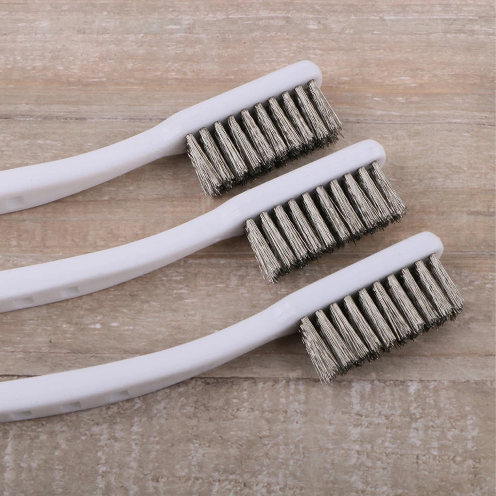 Metal Wire Toothbrush Tool High Effective Cleaning Easy Storage Solution Metal Cleaning Brush Stainless steel wire