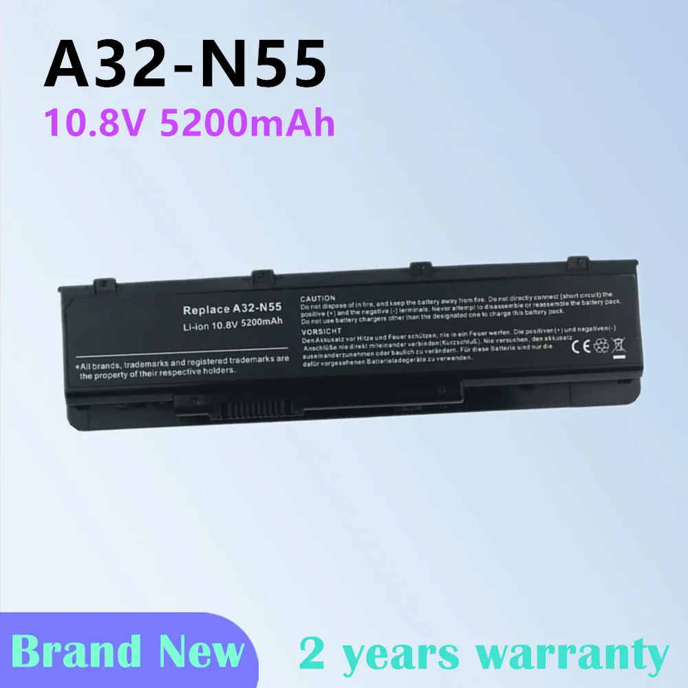 NEW Laptop Battery For ASUS A32-N55 N45 N45E N45S N45SF N55 N55E N55S N55SF N75 N75E N75S N75SF N75SJ N75SL Series 6 CellS