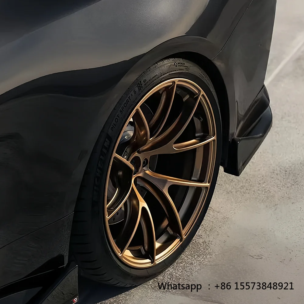 High Performance Forged Alloy Wheel 19 Inch Satin Bronze 5 Split Spoke Rims 5x120 5x114.3 for  M2 M3 M4 G80 G82
