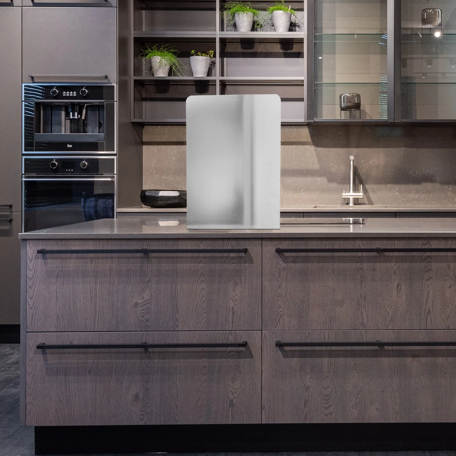 

2 pcs Stainless Steel Sink Splash Guard Wall Mount Side Splatter Guard For Kitchen Sink Metal Waterproof Barrier Rust Proof