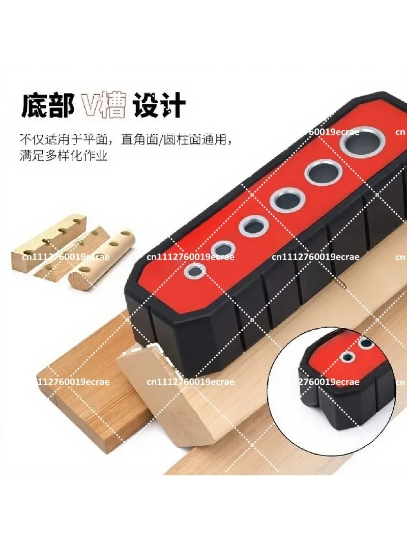 Electric Drill Anti-Skid Woodworking Right Angle Tenon Maker Vertical Drilling Auxiliary Device 4/5/6/8/10mm Punching Positioner