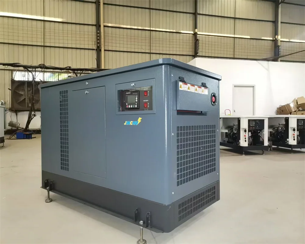 Generador de combustible doble, 10KW, 15KW, 20KW, 30KW, 40KW, 50KW, GLP, generador de Gas silencioso, generadores de Gas Natural monofásicos para el hogar, residencial