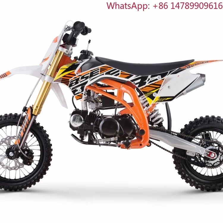 Lightweight Design125cc Single Cylinder 4 Stroke Air Cooling Racing Dirt Bike Wholesale Kick Start MotorcycleOutdoor LeisureRec