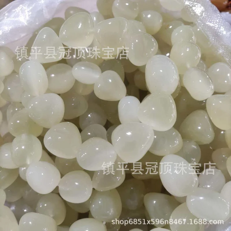 

Натуральный афганский браслет из прозрачного глазурованного нефрита