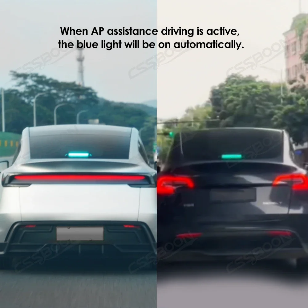 New Model Y Intelligent Assisted Driving Warning Instrument for Tesla Model Y Juniper Autopilot Blue Caution Light Car Interior