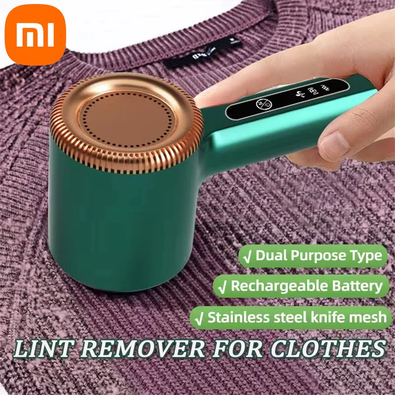 Xiaomi Lint Remover For Clothes USB Rechargeable Hair Ball Trimmer Fuzz Clothes Sweater Electric Shaver Removal Device