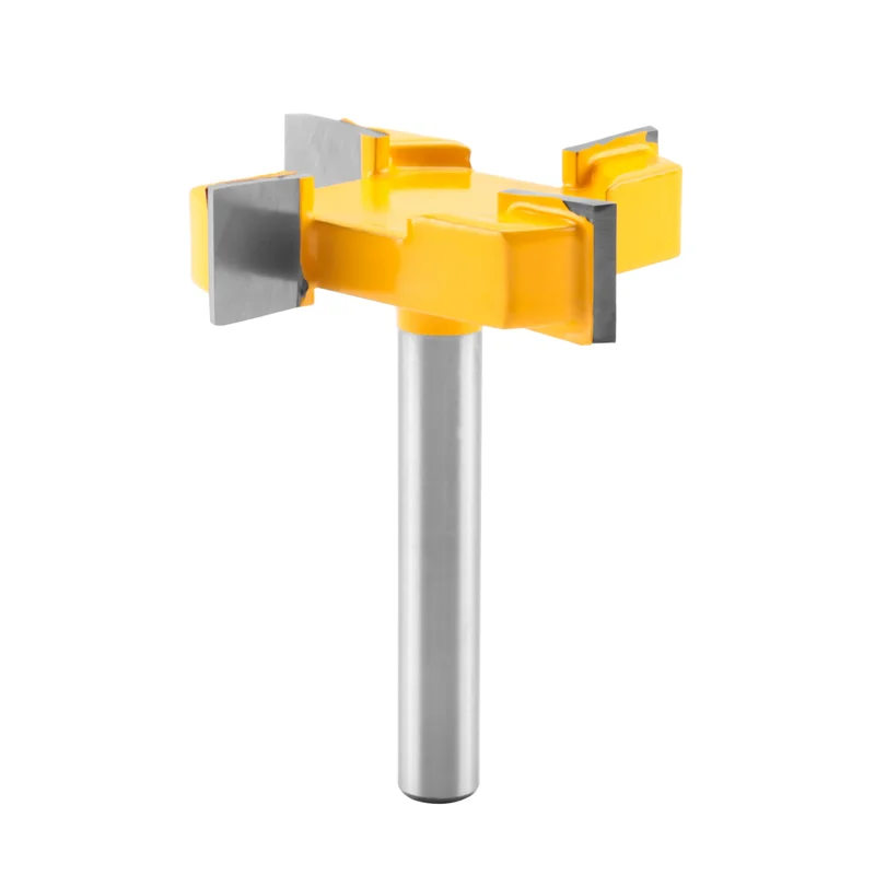 A76K 8Mm Shank Spoilboard Surfacing Router Bit, Surface Router Bit, 4 Flute Face Mill, Milling Router Bit, Router Bit