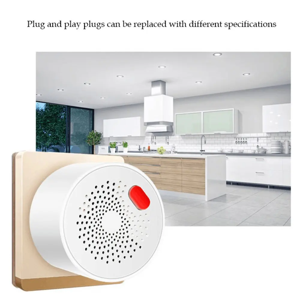 Newest Intelligent Wifi Gas Sensor Gas Leak Detector Alarm Smart Life App Smart Home Security Works