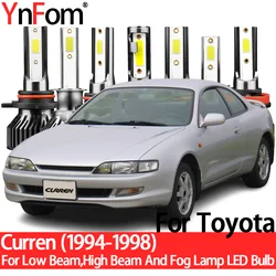 YnFom For Toyota Curren 1994-1998 Special LED Headlight Bulbs Kit For Low Beam,High Beam,Fog Lamp,Car Accessories