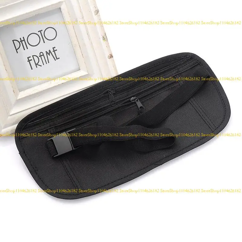 Q2Q4 Security Travel Money Belt Under-cover Working Word Travel Wallet Fanny