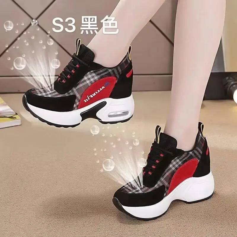 2023 Fashion Women Sneakers Lace Up Women\'s Sneakers Comfortable Shoes Woman Sneakers Walking Breathable Mujer Female Footwear