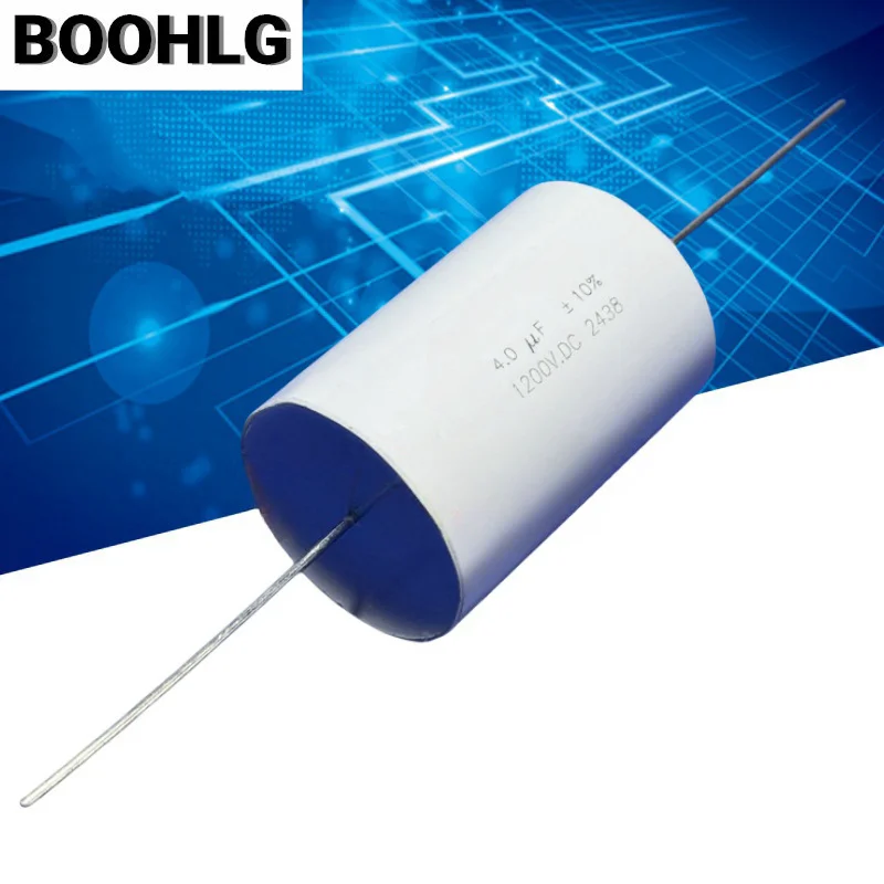 

1PCS 4UF1200V 4.0UF 1200VDC 405 Polypropylene High Voltage Film Capacitor Non Inductive and Non Polarized