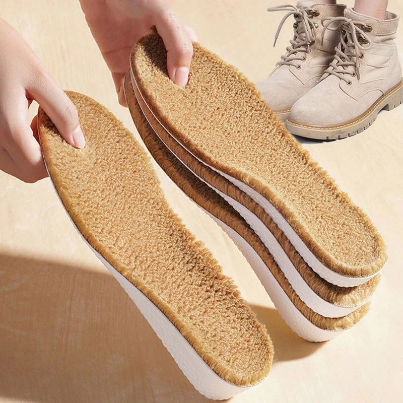 

Зимние плюшевые теплые стельки для обуви, стельки с высоким увеличением, вставка для обуви, утолщенная подошва с подогревом, мужские и женские аксессуары для обуви
