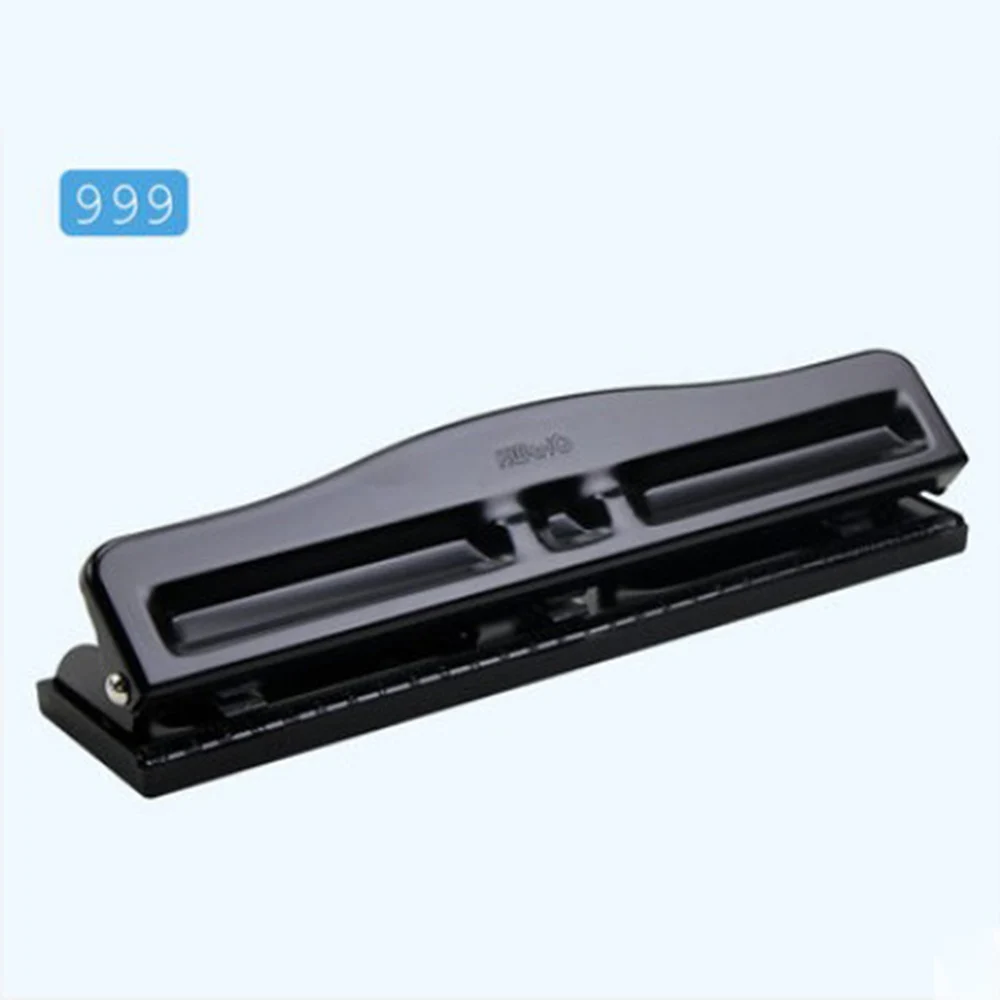 1Pc 3 Holes Paper Puncher 999 Heavy Duty Punch, Adjustable M Desktop Hole Punch, 10 Sheets Capacities