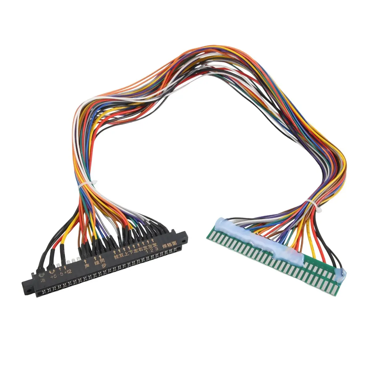 N05R 28Pin Jamma Extension Cable Game Machine Jamma Harness Connectors Gold Finger for Game Parts Coin Operator