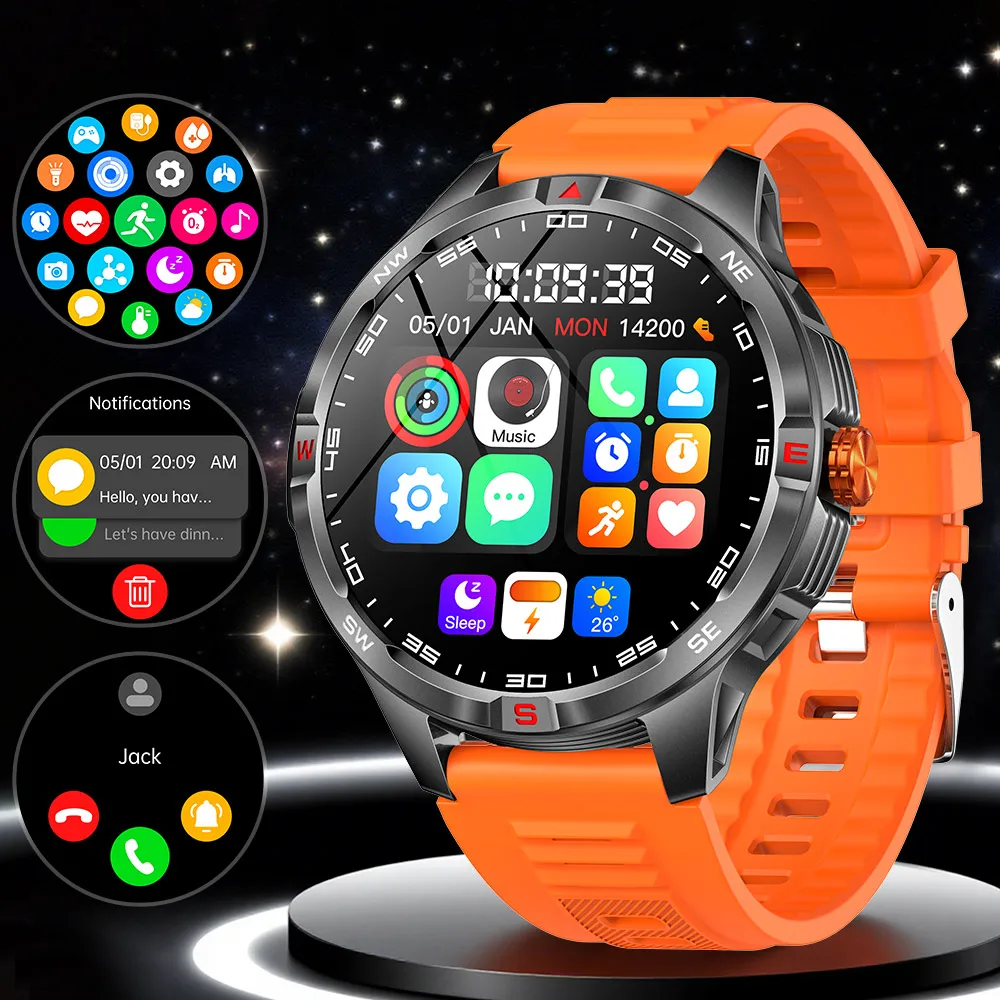 

Wonlex 1000mAh Battery Smart Watch 1.46 Inch HD Screen Outdoor Sports Men Watch Waterproof Bluetooth Call Sports Smartwatch 2025