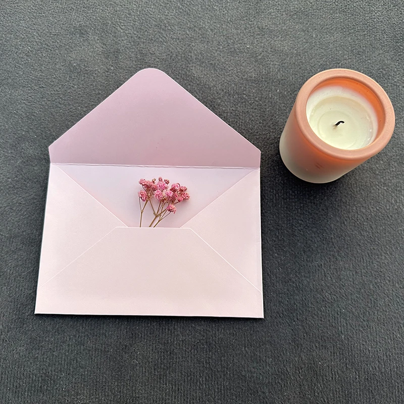 Enveloppes épaisses de haute qualité, enveloppe rose pour faire-part de mariage, carte postale de visite, emballage cadeau, 250g, 10 pièces par lot, 256