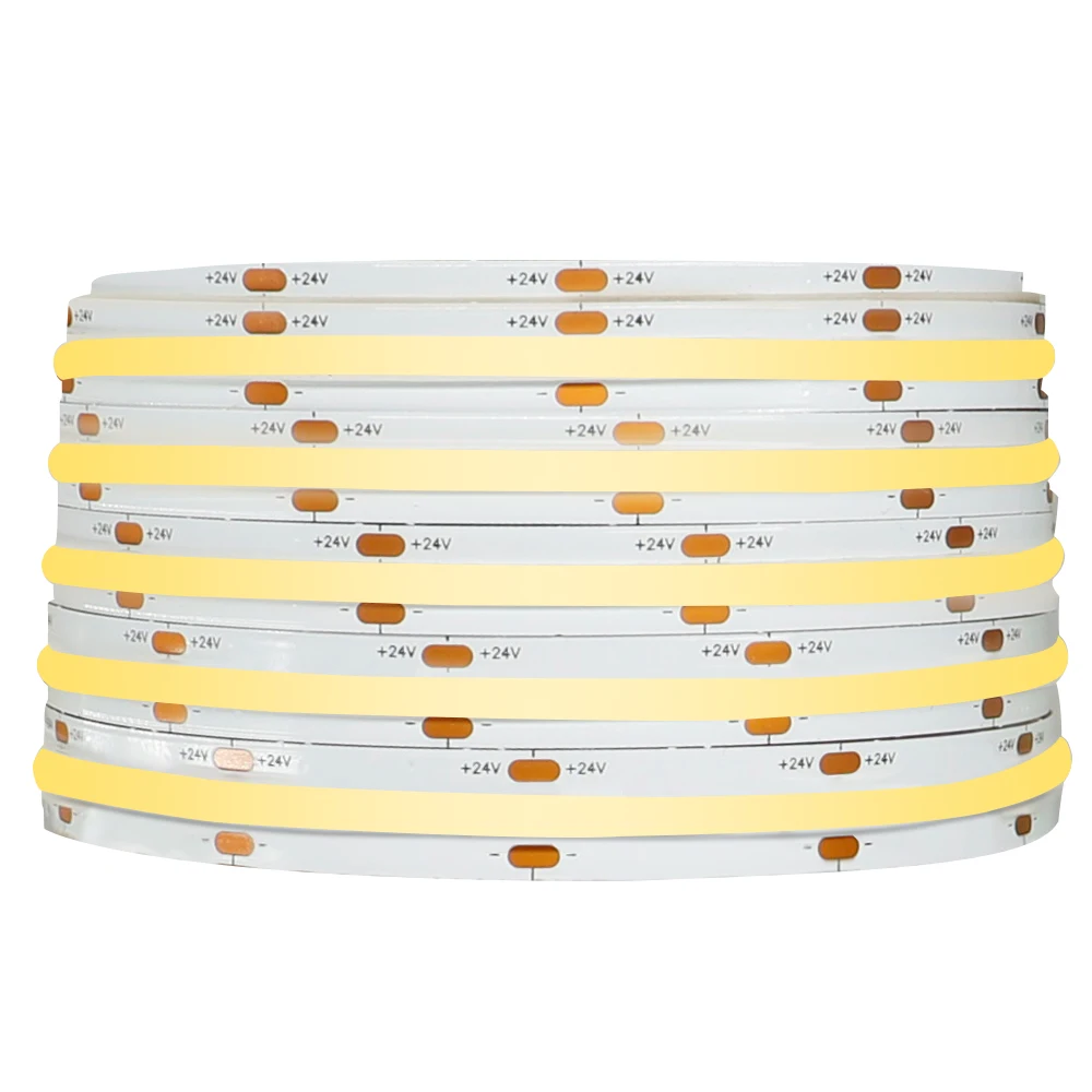 Hoogtepunt 320 Leds/m SCOB Wit/Natuur Wit/Warm Wit Flexibele LED Strip Verlichting Hoge Dichtheid Lineaire Dimbare Tape RA90 DC24V