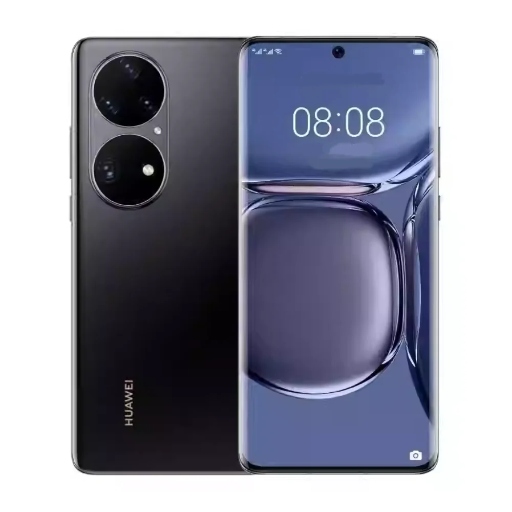 Globalny firmware Huawei P50 Pro smartfon 6.6 cala 4360mAh zakrzywiony ekran Snapdragon 888 4G oryginalny kolor podwójne obrazowanie używany telefon — zdjęcie 2