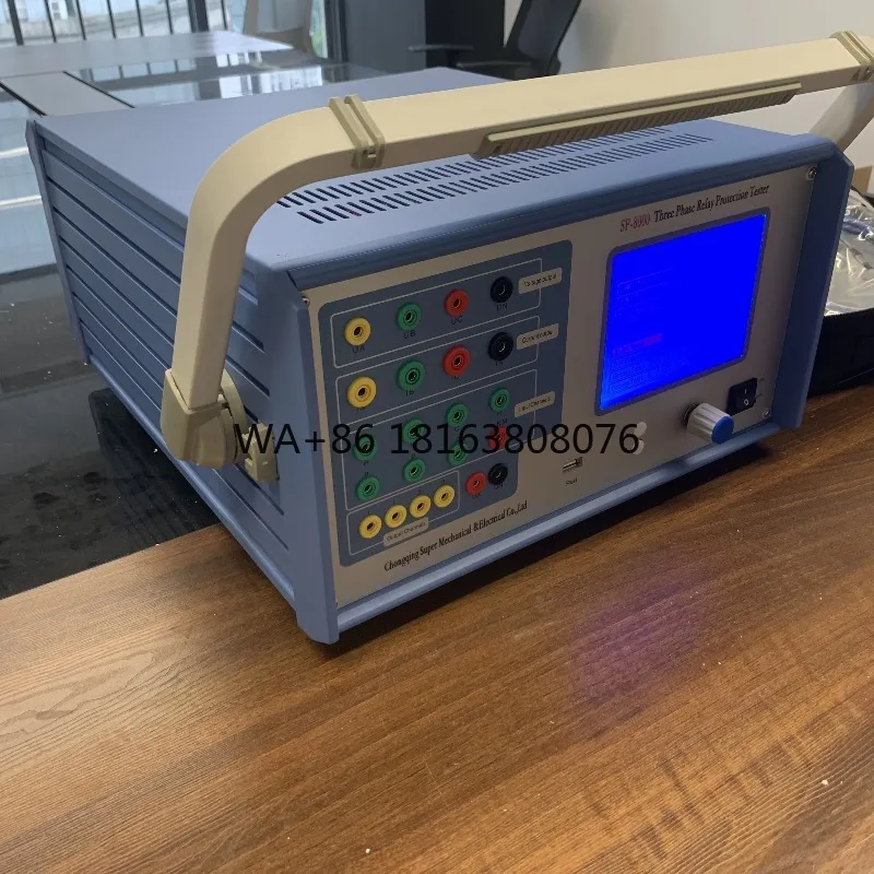 High Precision 3-Phase Relay Protection Tester, Industrial Grade Relay Test & Calibration Equipment