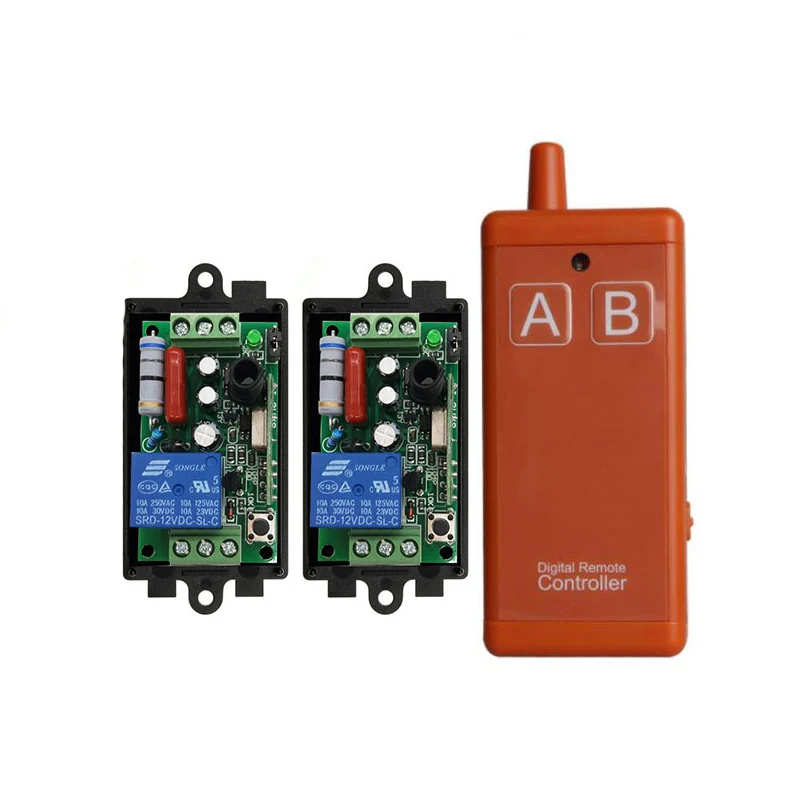 433mhz 50-500m universal ac220v 1ch rf sem fio rádio interruptor de controle remoto sistema receptor transmissor com interface usb