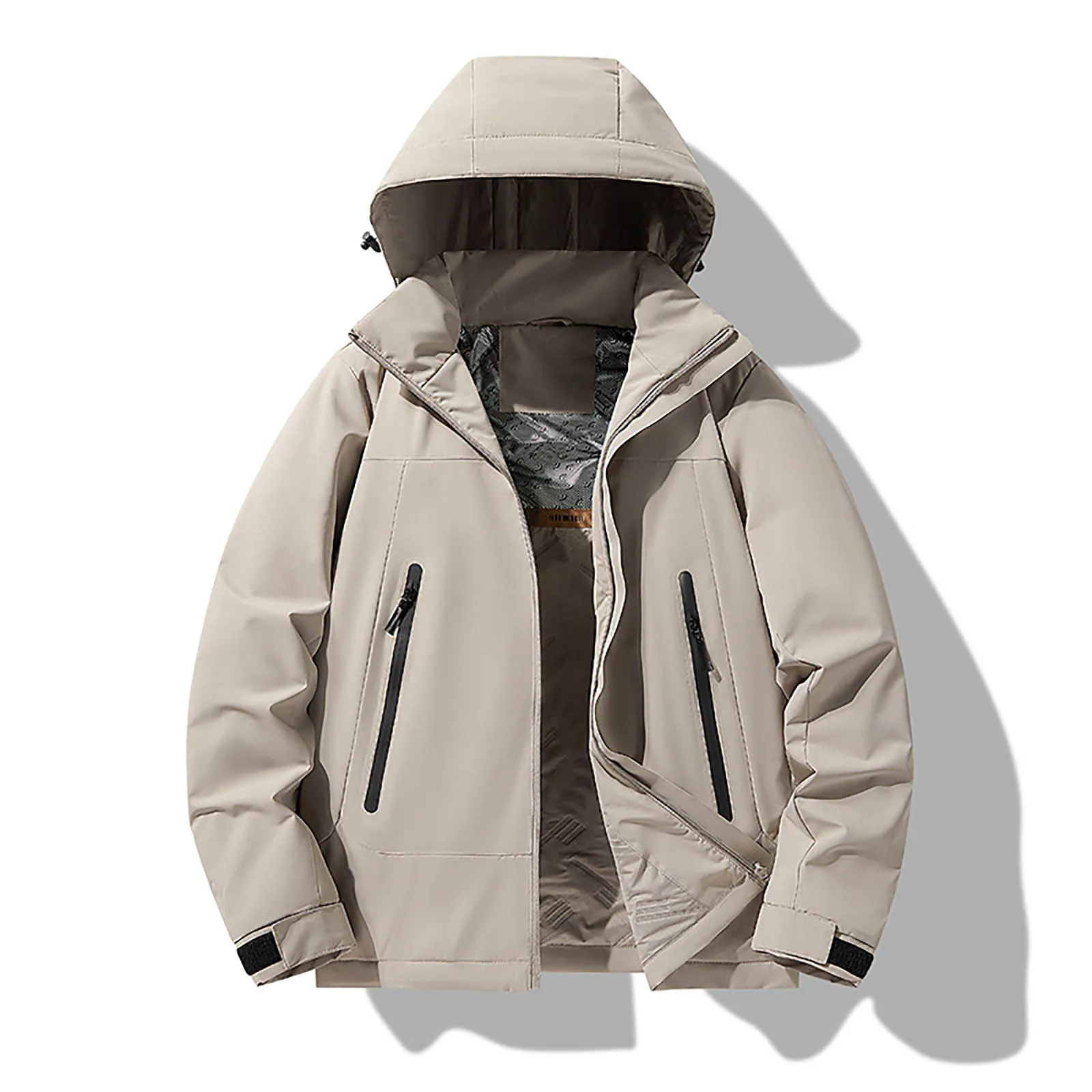 Inverno moda sci escursionismo giacca Casual lavoro giacca antipioggia cappotto giacca a vento Parka taglia uomo termico antivento impermeabile pesce