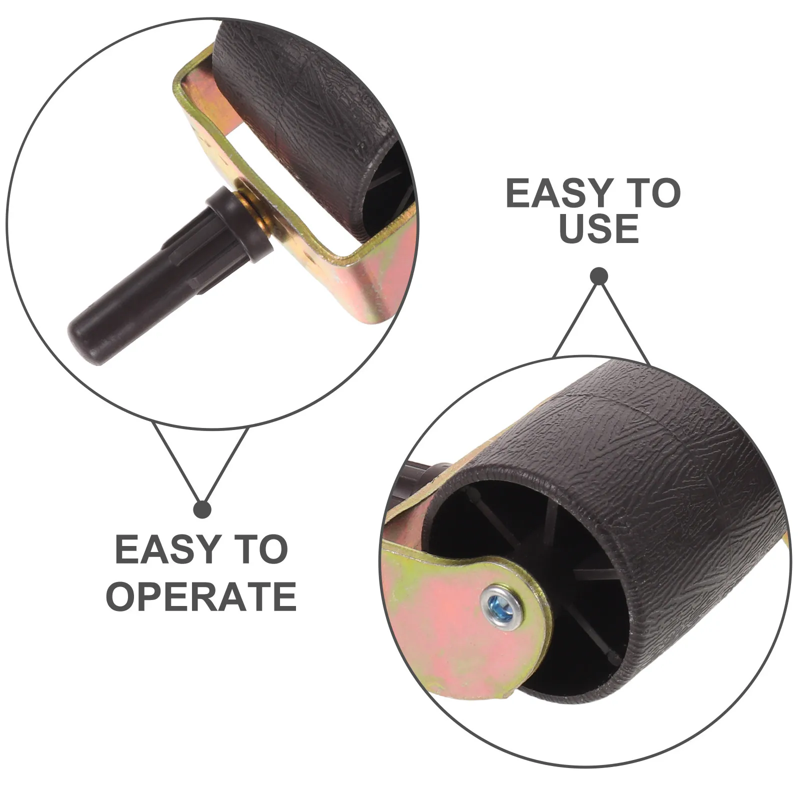 4Pcs Industrial Strength Bed Frame Caster Wheels Metal Stem Swivel Plate Design Heavy Load Support Floor Safe Mobility