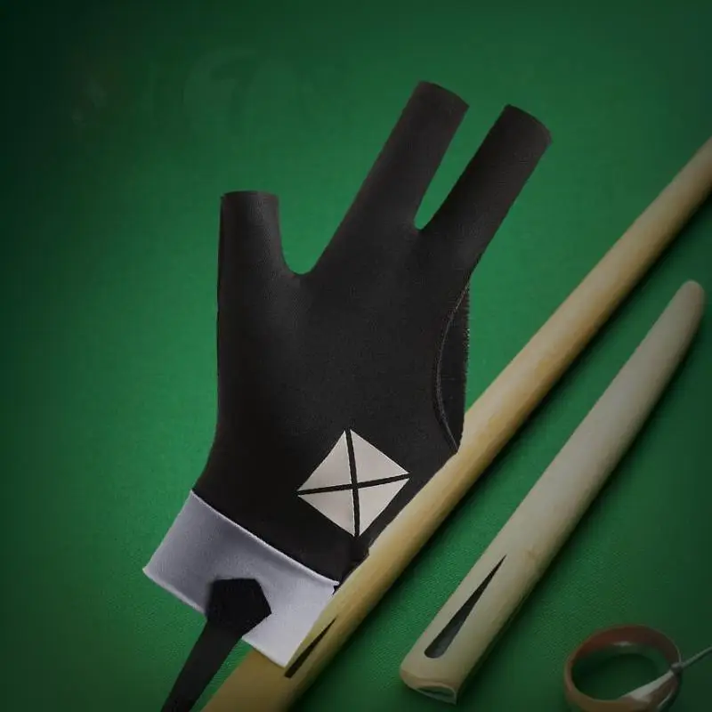 Professioneller Billard-Handschuh für Linkshänder, Silikon-Anti-Rutsch, Elastisch, Atmungsaktiv, 3-Finger-Snooker-Handschuh – Detail 7